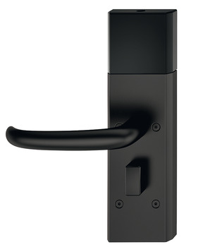 Zestaw z terminalem drzwiowym,Häfele Dialock DT 710 z otwartym interfejsem Bluetooth SPK, do drzwi wewnętrznych/pokoi gościnnych, z gałką obrotową