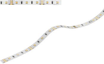 Taśma LED Multi-White, Häfele Loox5 LED 2064 12 V 8 mm 3-bieg. (Multi White), 2 x 60 LED/m, 4,8 W/m, IP20