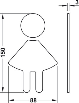 symbol, poliamid, Hewi, 801.91