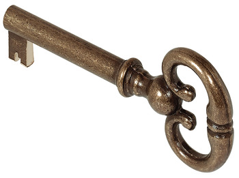 klucz ozdobny, użytkowa długość trzpienia 35 mm