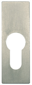 tarczka do kluczy, PZ 60, do wkładki profilowej połówkowej, niklowana