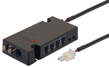 terminal meblowy, FT 200/FT 200 CAP, Dialock, do sterowania zamkami meblowymi EFL, podłączenie 2 anten FAN 200