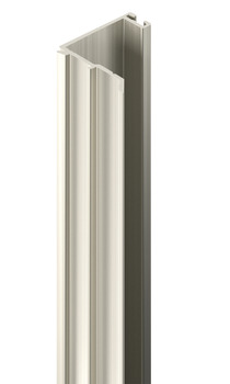 profil dystansowy, Häfele Slido F-Handle26 C, z aluminium, do drzwi przesuwnych