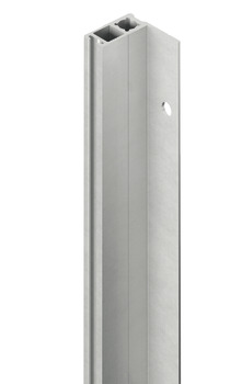 listwa wzmacniająca, Häfele Slido F-Handle26 B, z aluminium, do drzwi przesuwnych