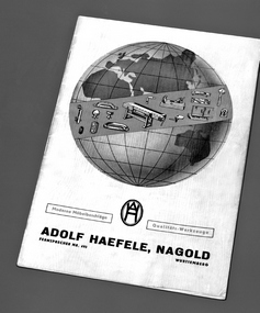 Pierwszy katalog okuć meblowych Häfele